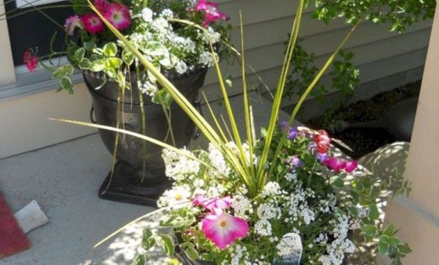 Inspiring Spring Planters Design Ideas For Front Door 04