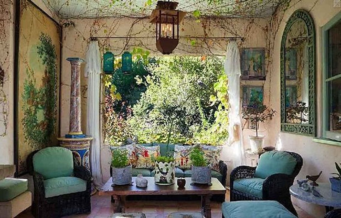 Amazing Bohemian Farmhouse Living Room Design Ideas 26