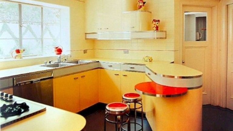 Awesome Retro Kitchen Design Ideas 09