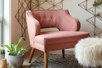 Gorgeous Pink Accent Living Room Decorating Ideas 05
