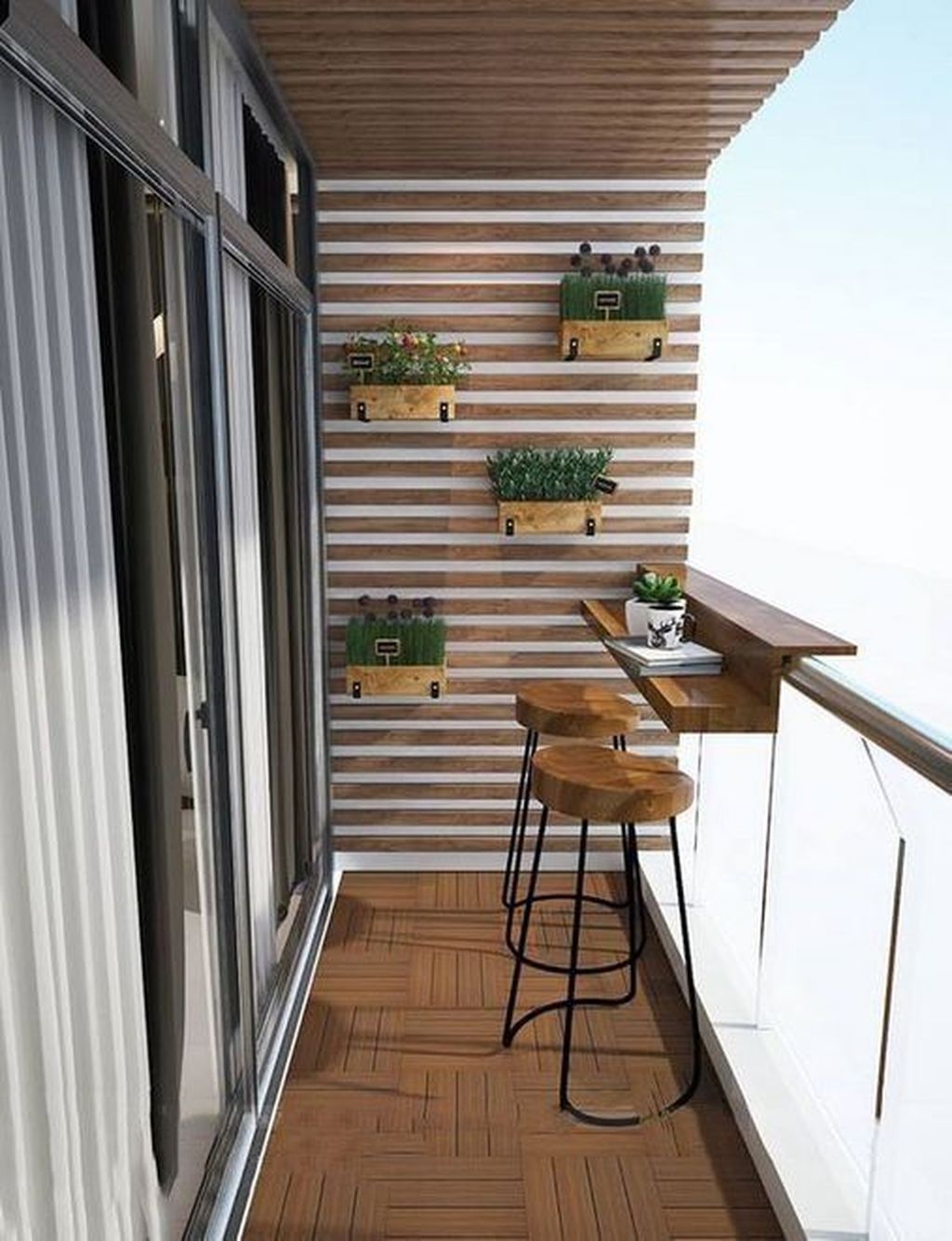 Incredible Patio Balcony Design Ideas 07 