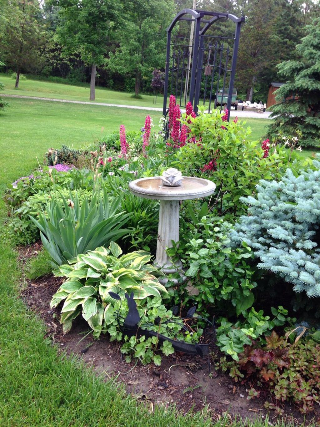 How To Decorate Around Bird Bath at Lawrence Hines blog