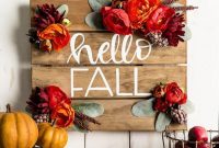 Inspiring Fall Pallet Signs Design Ideas For Your Home Decor 08