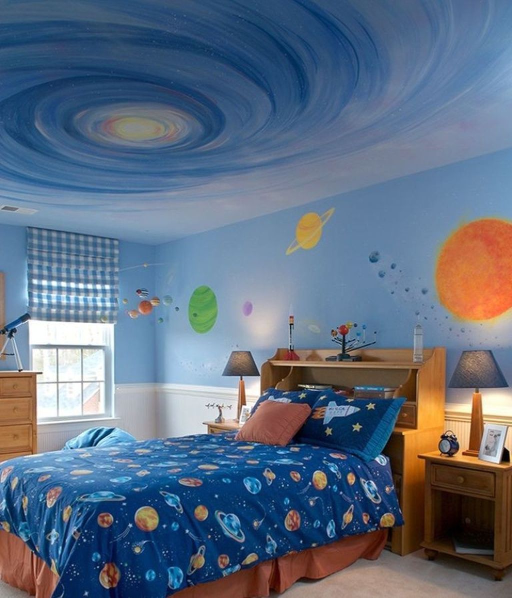 Inspiring Outer Space Bedroom Decor Ideas 22 