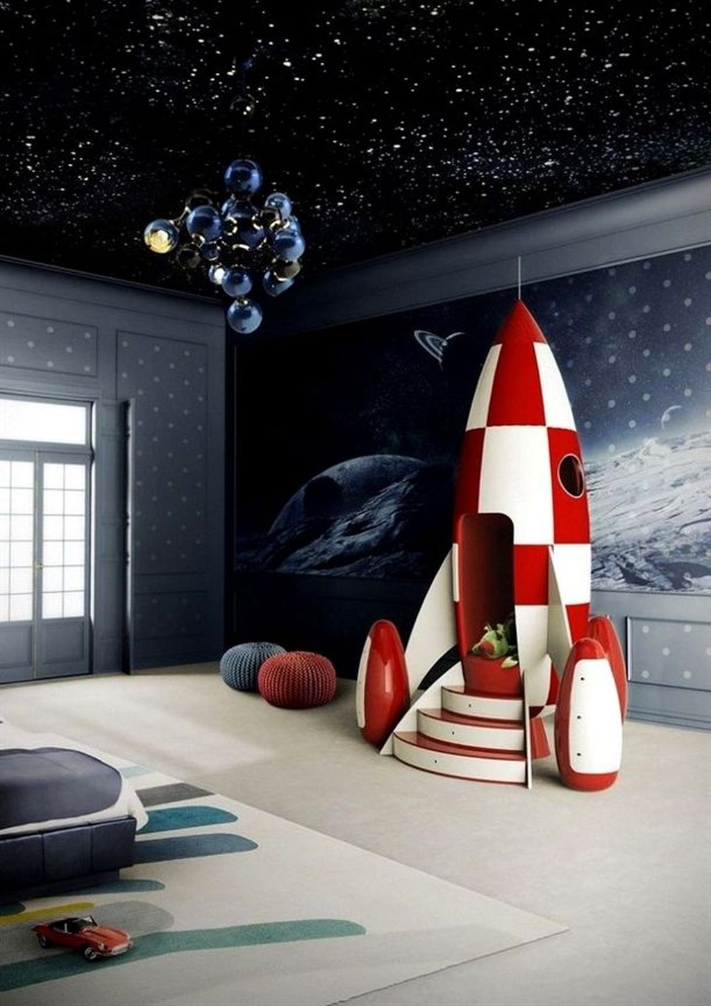 36 Inspiring Outer Space Bedroom Decor Ideas - MAGZHOUSE