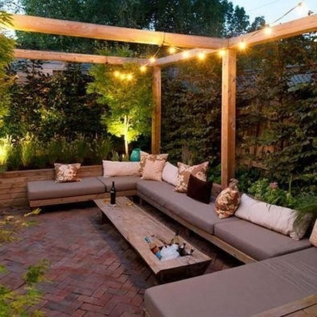 32 The Best Front Yard Landscaping Ideas Sitting Area MAGZHOUSE