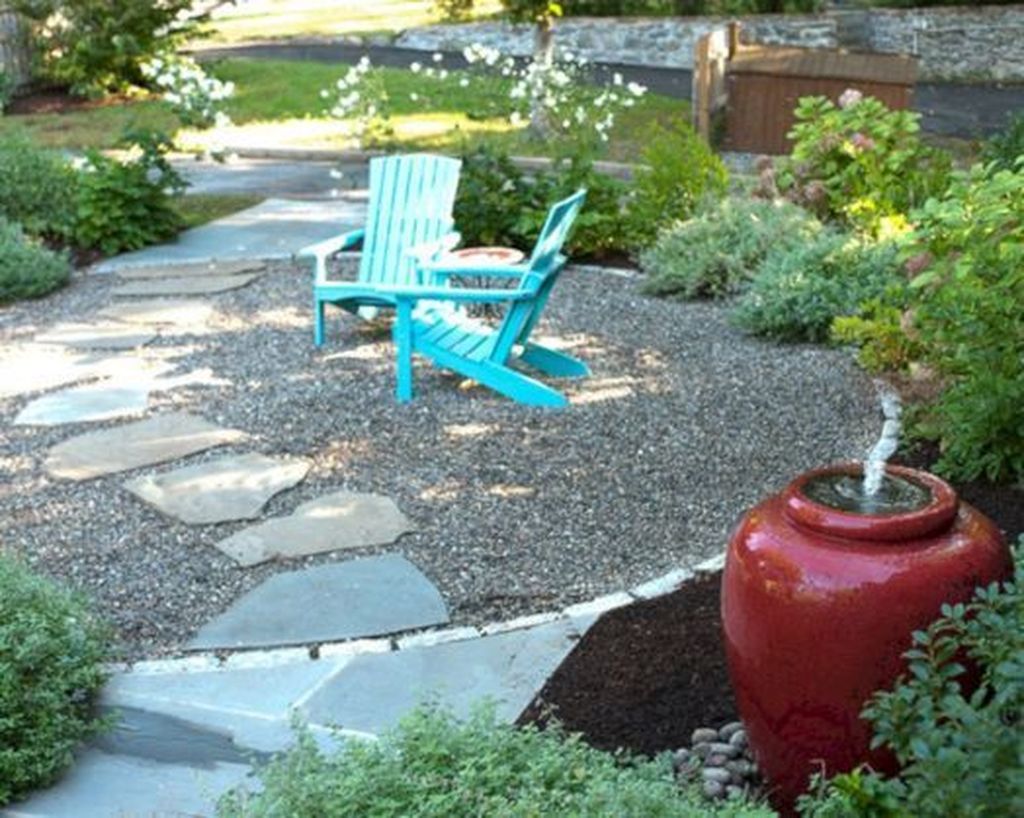 32 The Best Front Yard Landscaping Ideas Sitting Area - MAGZHOUSE