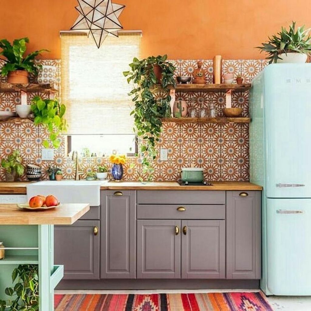 Wonderful Bohemian Chic Kitchen Decor Ideas 33