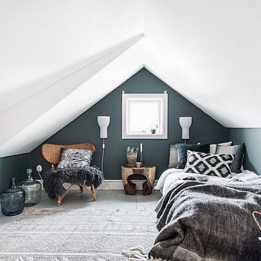 Attic bedroom wall ideas