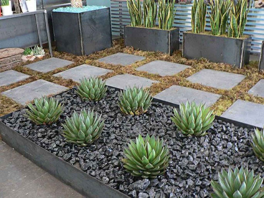 36 Awesome Succulent Front Yard Landscaping Ideas - MAGZHOUSE