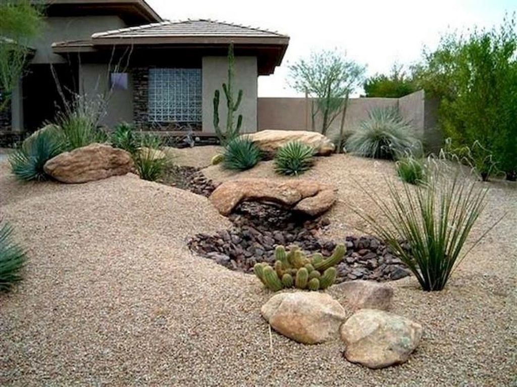 36 Beautiful Cactus Landscaping Ideas For Your Front Yards Decor Magzhouse 5385