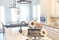 Beautiful Fall Theme Kitchen Island Decor Ideas 26