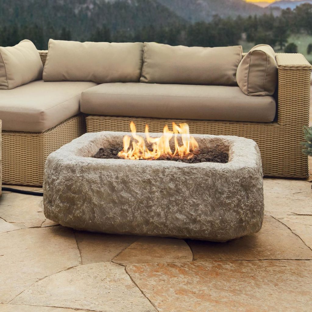 Fabulous Stone Fire Pit Design And Decor Ideas 26