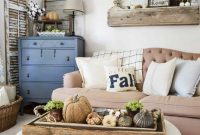 Inspiring Fall Living Room Decor Ideas On A Budget 05