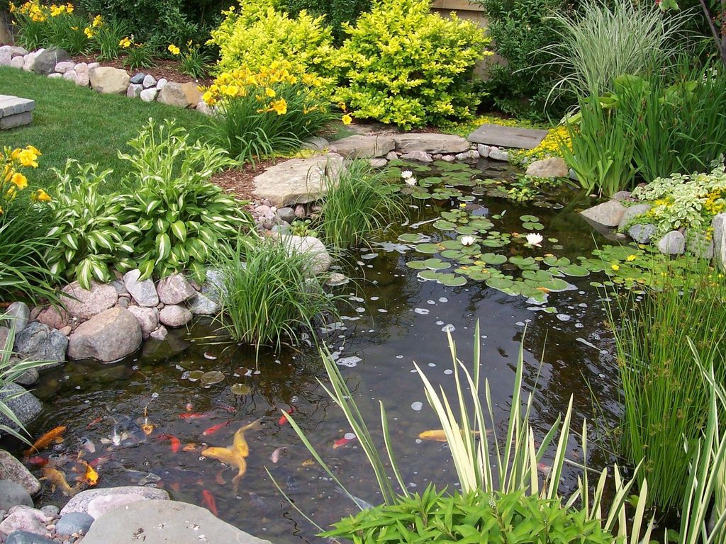 33 Nice Fish Ponds Backyard Decoration Ideas - MAGZHOUSE