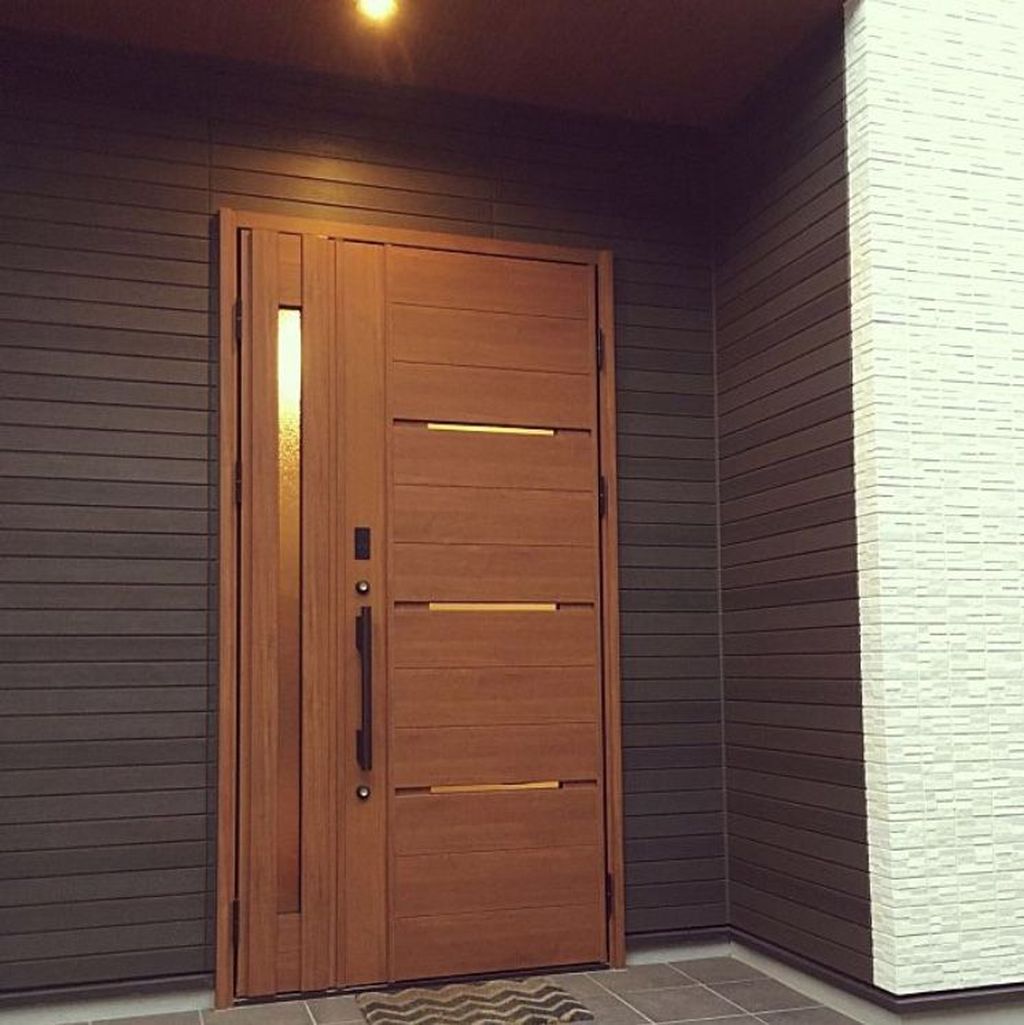 The Best Modern Front Entrance Exterior Design Ideas 15