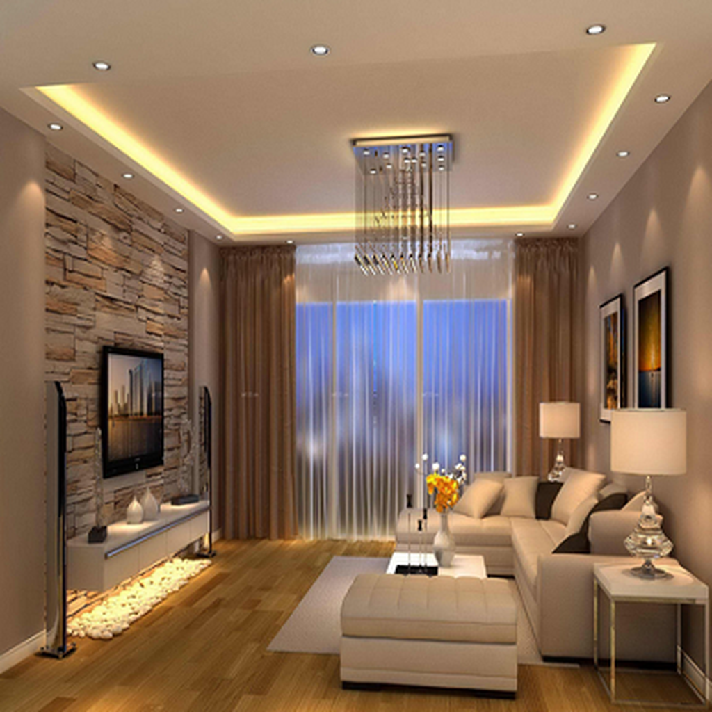 Lighting Ideas For Living Room Ceiling : 20 Brilliant Ceiling Design ...