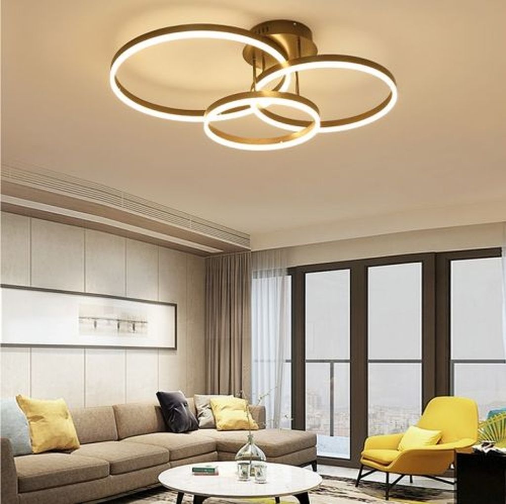 31 Nice Living Room Ceiling Lights Design Ideas MAGZHOUSE