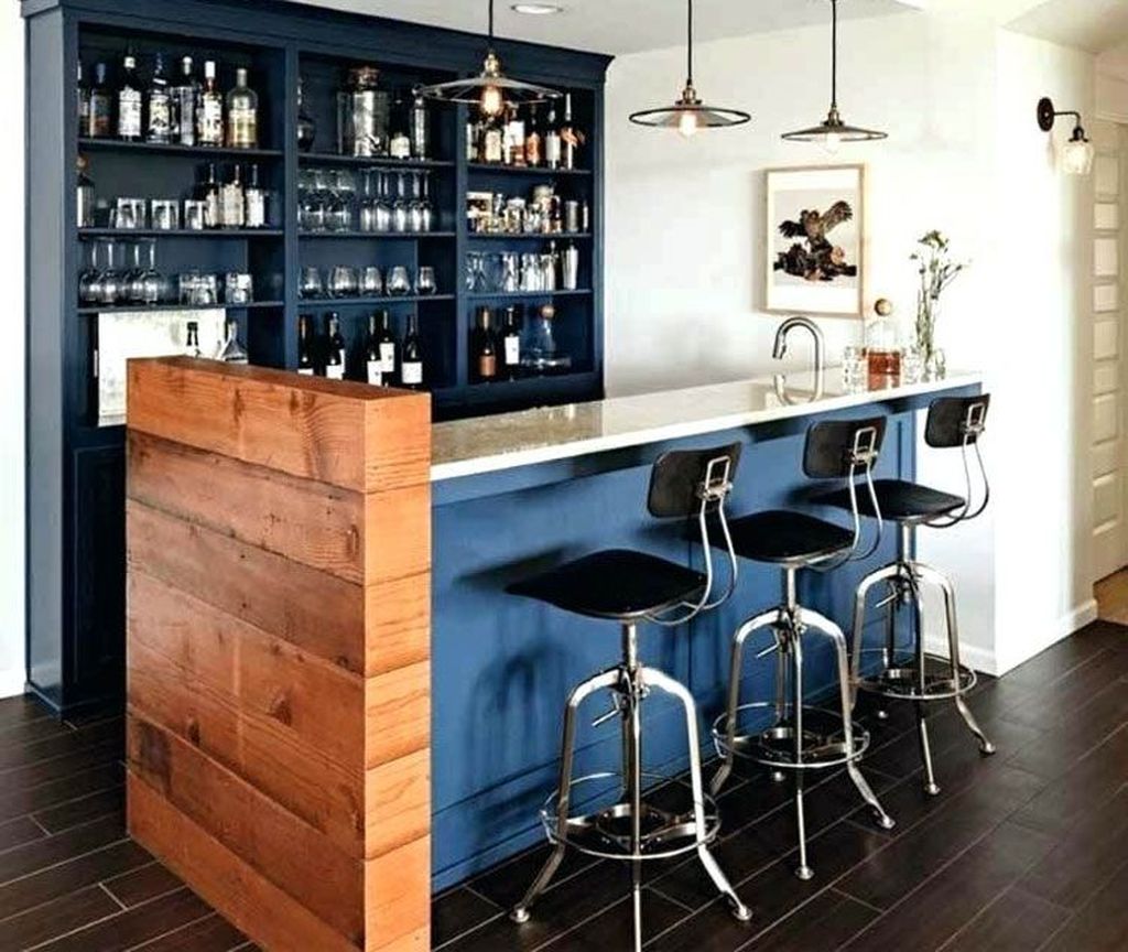 33 Popular Small Home Bar Design Ideas - MAGZHOUSE