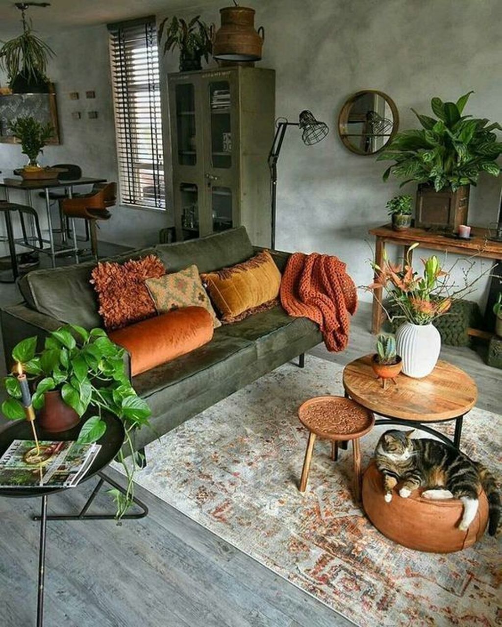 35 Lovely Bohemian Living Room Decor Ideas - MAGZHOUSE