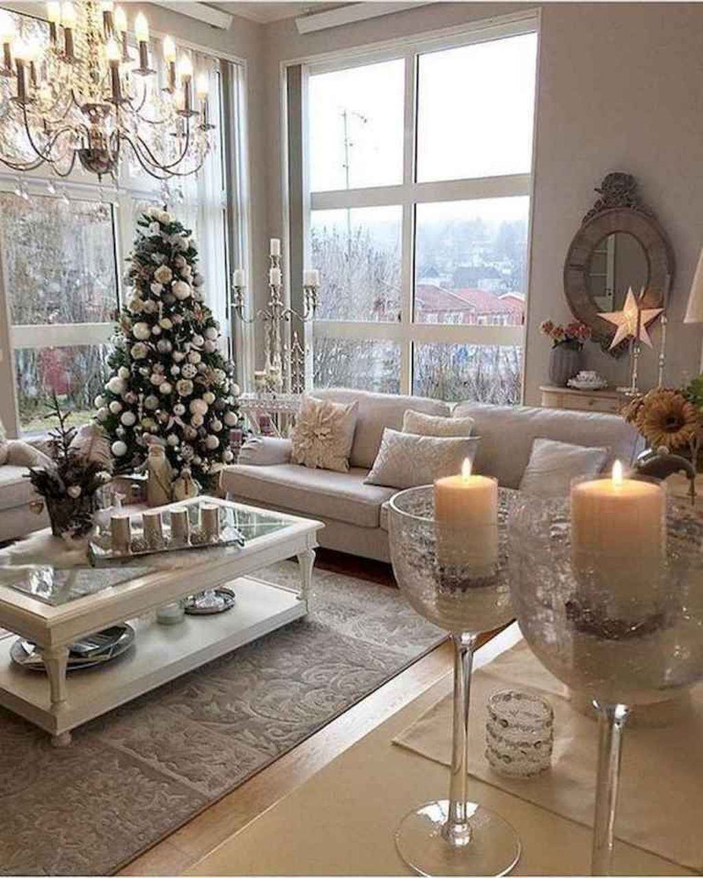 33 Beautiful Winter Apartment Decor Ideas - MAGZHOUSE