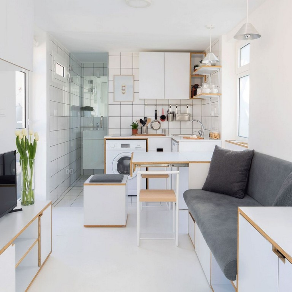 Amazing Studio Apartment Layout Ideas 24 - MAGZHOUSE