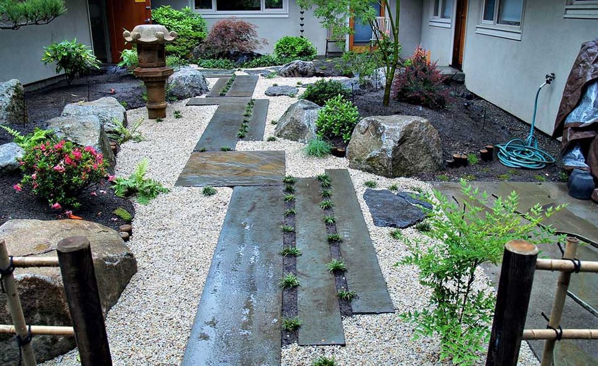 zen garden ideas front yard