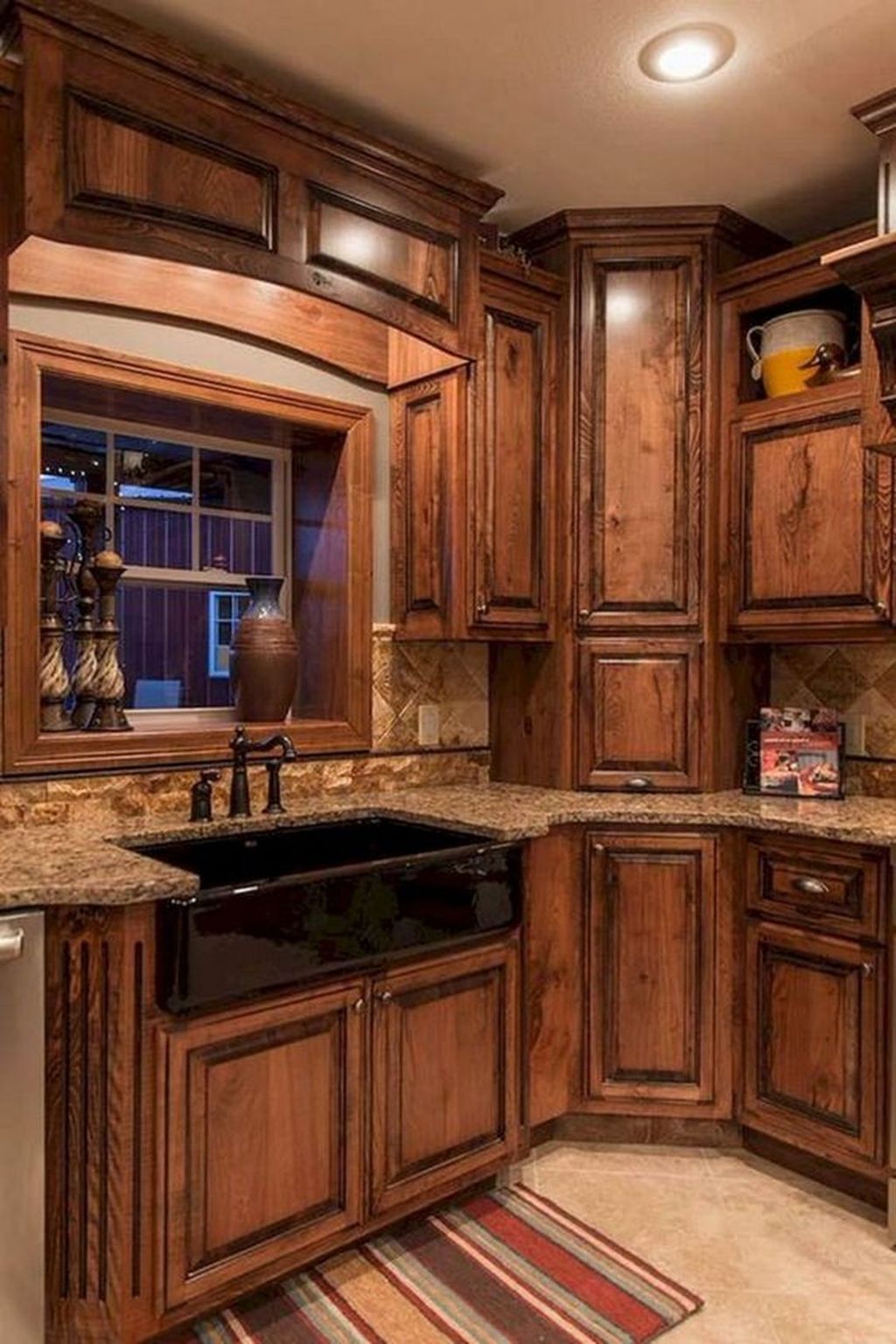 31 Fabulous Modern Rustic Kitchen Cabinets - MAGZHOUSE