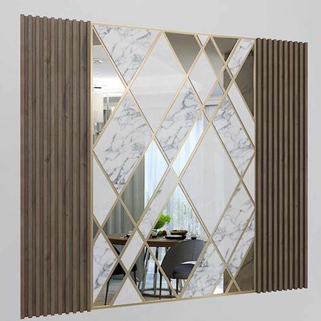 Mirror Tile Wall Design - MAXIPX