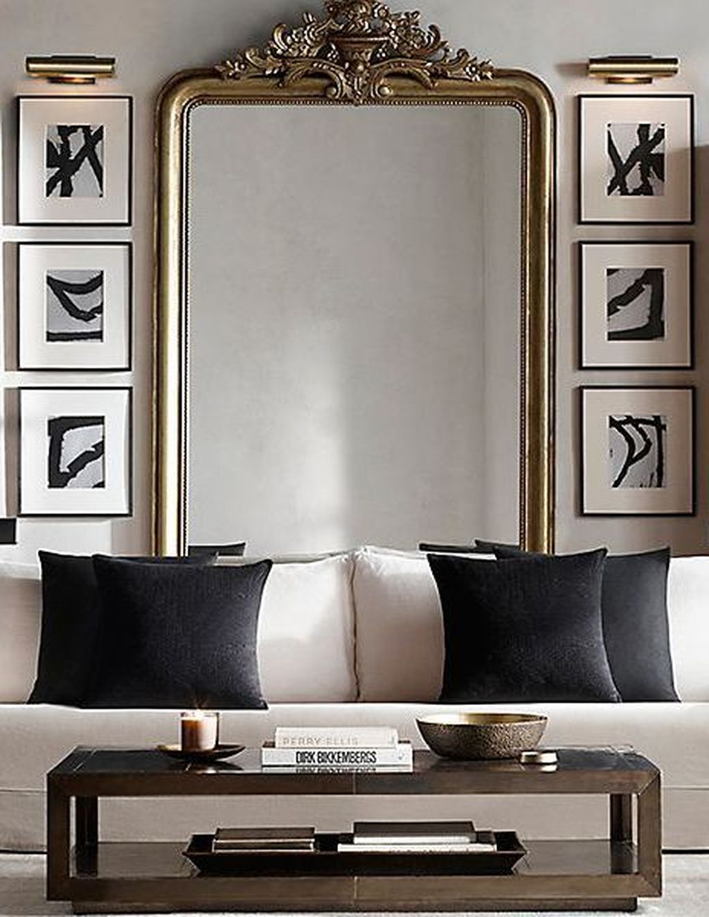 Living Room Wall Mirrors Decorative