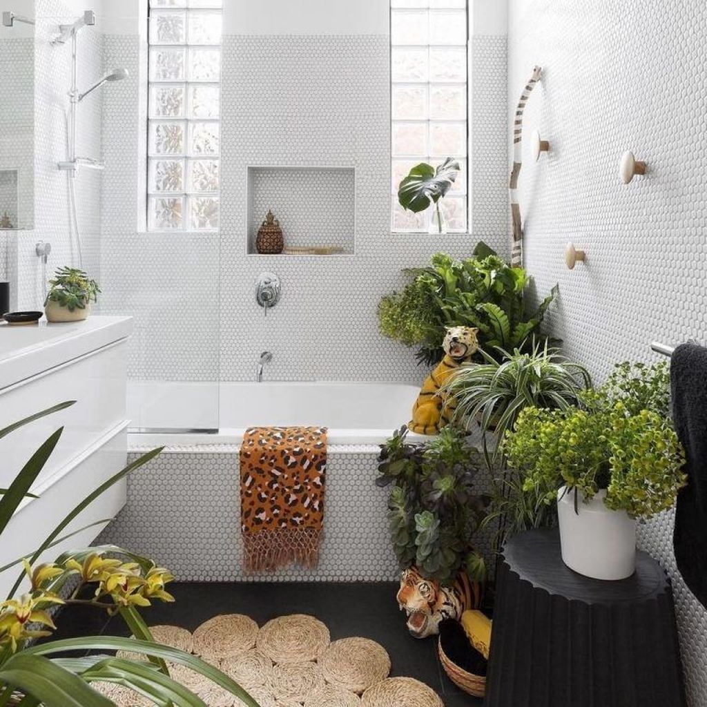 33 The Best Jungle Bathroom Decor Ideas To Get A Natural Impression Magzhouse