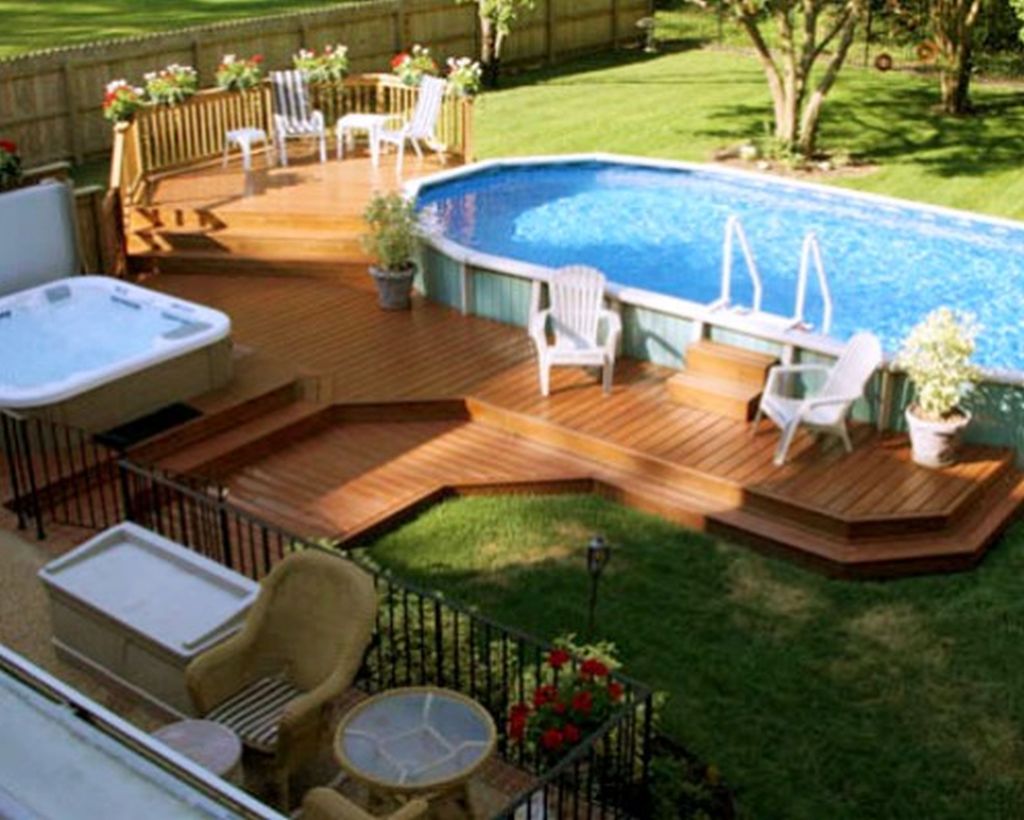 Amazing Ground Pool Landscaping That You Should Copy 35