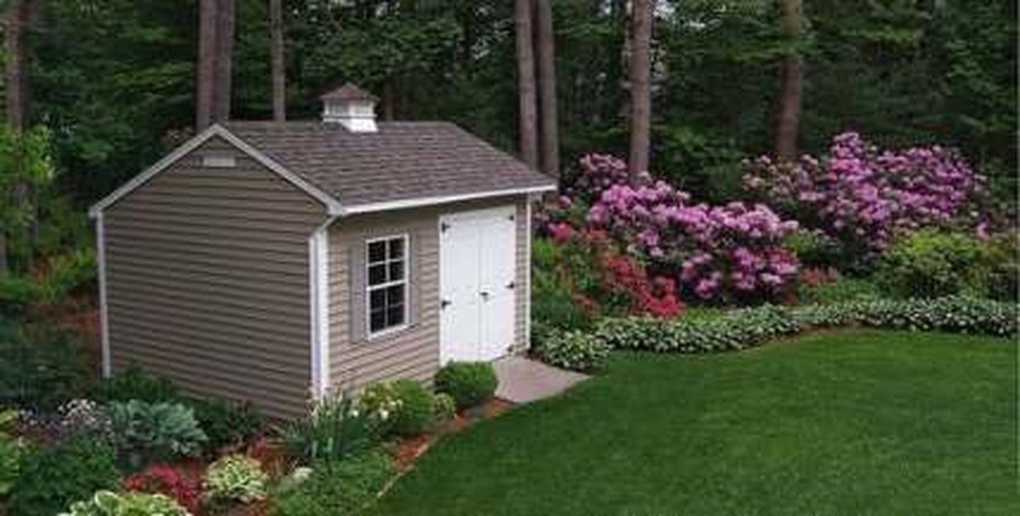 35 Beautiful Backyard Shed Landscaping Ideas MAGZHOUSE   Beautiful Backyard Shed Landscaping Ideas 32 