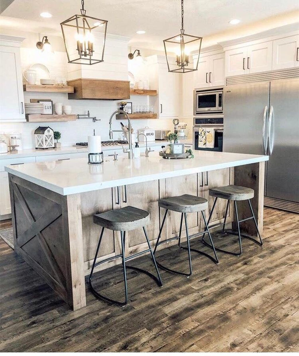 39 Great Ideas For Modern Farmhouse Kitchen Decorations - MAGZHOUSE