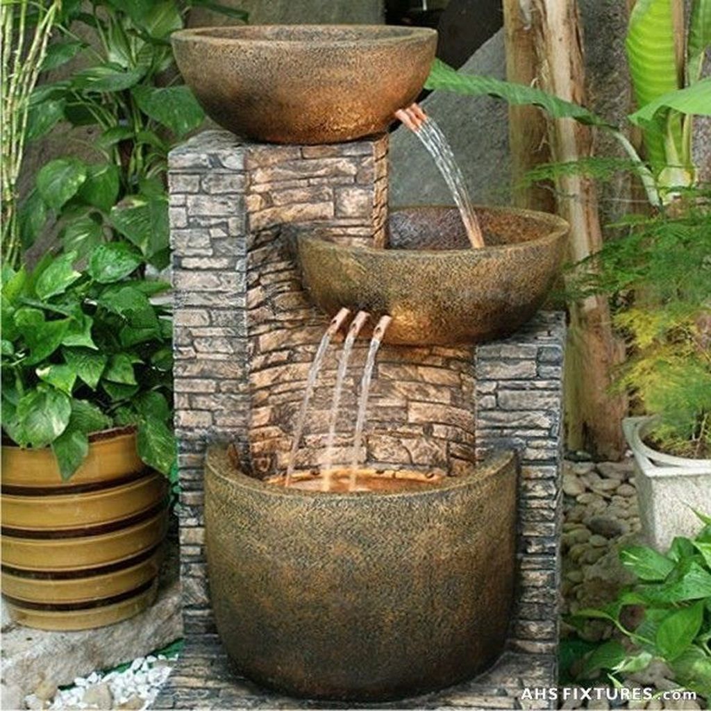The Best Outdoor Fountains Decoration Ideas 01