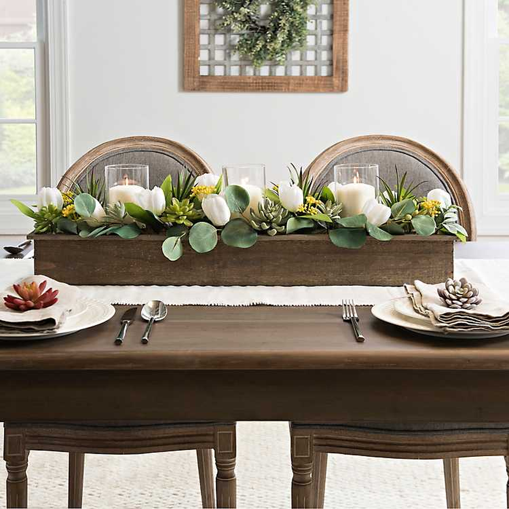 Awesome Spring Table Centerpieces With Farmhouse Style 10