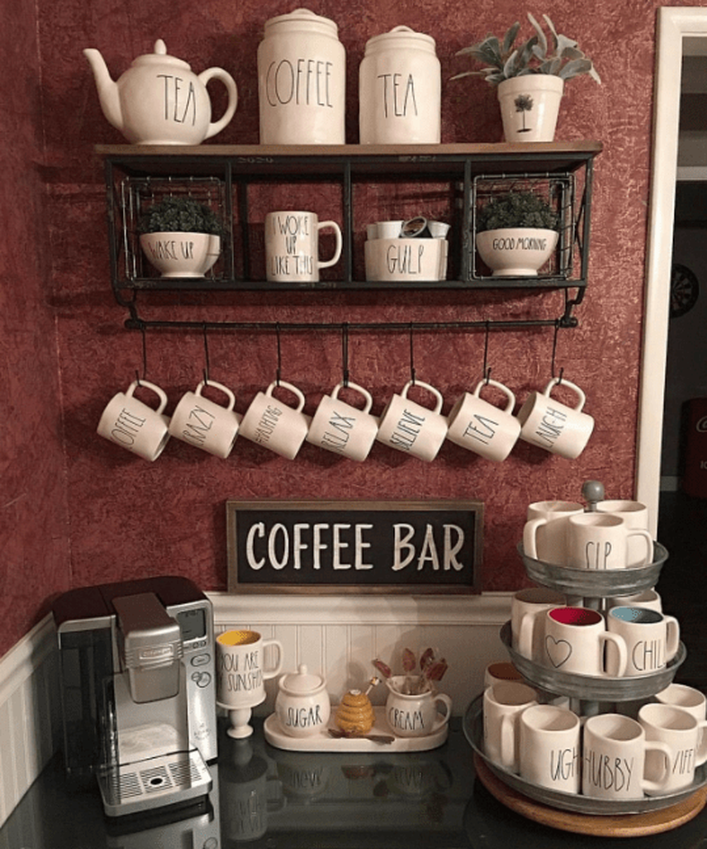 33 Popular Coffee Bar Ideas For Your Interior Design - MAGZHOUSE