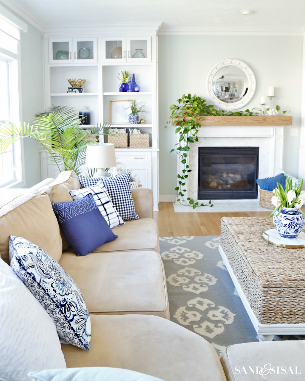 35 Beautiful Coastal Living Room Decor Ideas Best For This Summer ...
