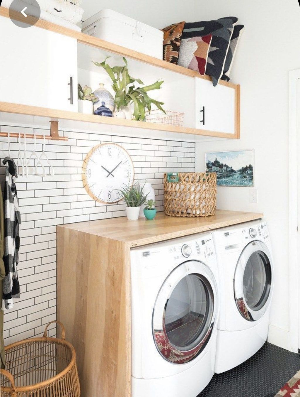 34 Fabulous Scandinavian Laundry Room Design Ideas - MAGZHOUSE