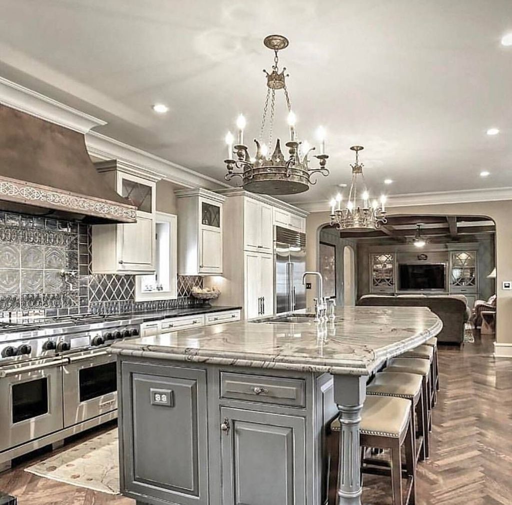 36 Lovely Luxury Kitchen Design Ideas You Never Seen Before - MAGZHOUSE