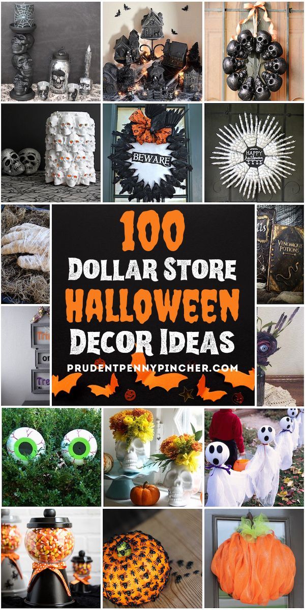 Dollar Store Halloween Decorations