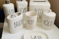 Rae Dunn Bathroom Set