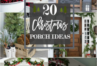 DIY Christmas Porch Decorations