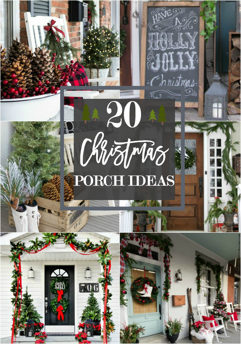 DIY Christmas Porch Decorations