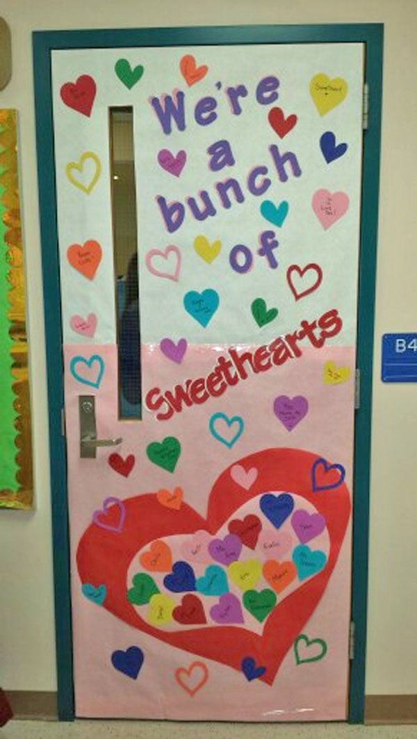 Valentine's Day Door Decorations For Classroom