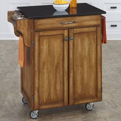 Granite Top Kitchen Cart