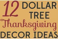 Dollar Tree DIY Thanksgiving Decorations