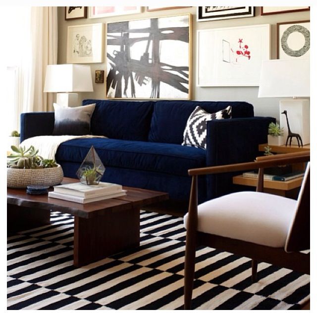 20+ Navy Couch Living Room - MAGZHOUSE