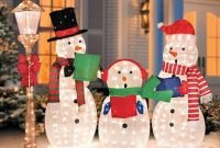 Snowman Family Outdoor Decorations