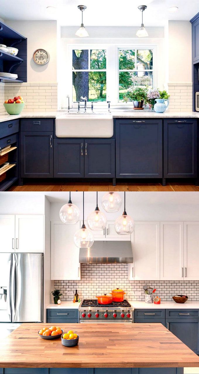 Kitchen Cabinets Color Combination